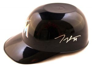 Miami Marlins Tom Koehler Signed Sundae Mini Helmet