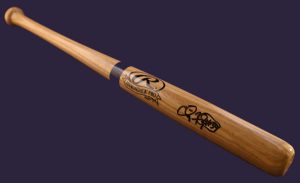 Florida Marlins Cliff Floyd Signed Mini Bat