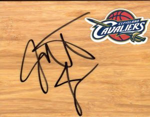 Cleveland Cavaliers Jarrett Jack Signed Floorboard
