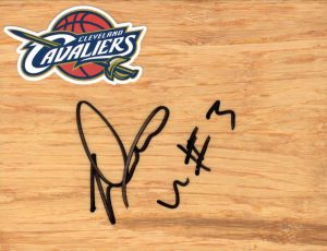 Cleveland Cavaliers Dion Waiters Signed Floorboard