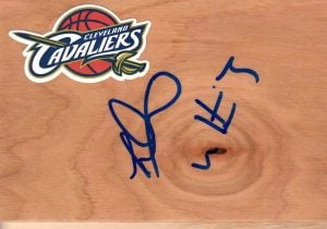 Cleveland Cavaliers Dion Waiters Autographed Floorboard