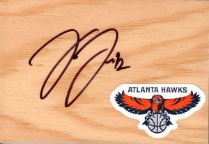 Atlanta Hawks John Jenkins Autographed Floorboard