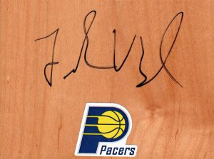 Signed Indiana Pacers Frank Vogel Floorboard