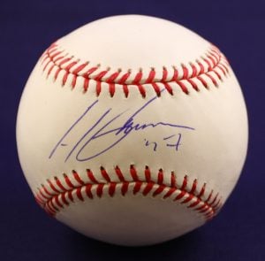 Miami Marlins Henderson Alvarez Signed Authentic MLB Baseball