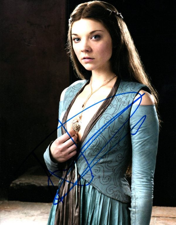 Game of Thrones Actress Natalie Dormer Signed 8x10 Photo