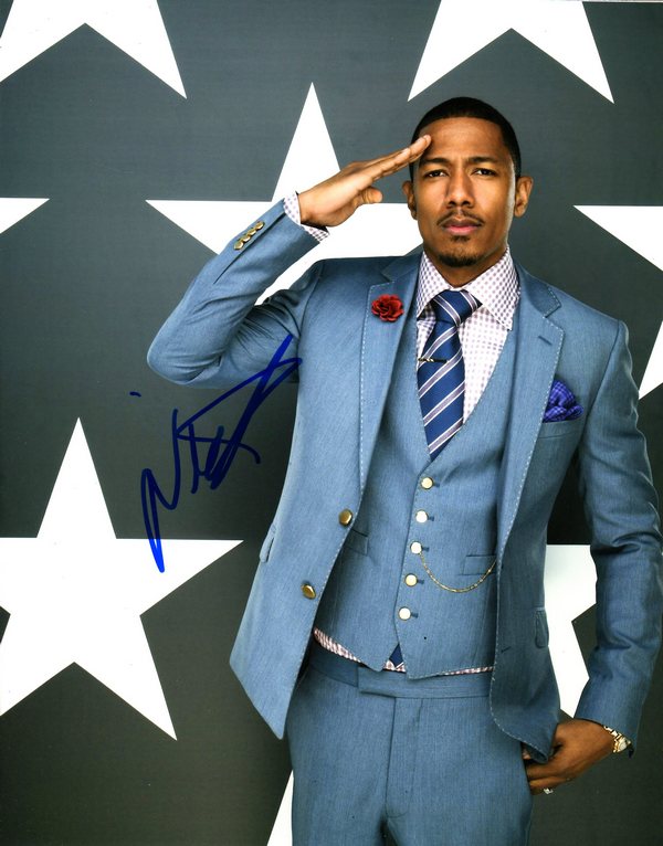 Americas Got Talent Actor Nick Cannon Signed 8x10 Photo