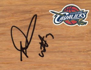 Dion Waiters Cleveland Cavaliers Signed FloorBoard