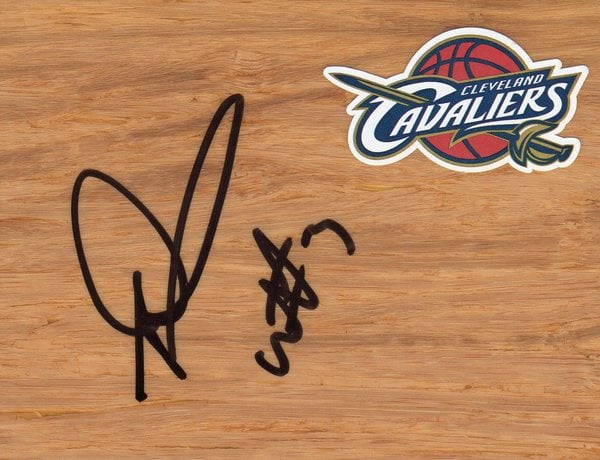 Dion Waiters Cleveland Cavaliers Signed FloorBoard