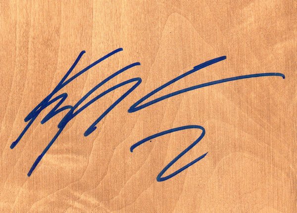 Orlando Magic Kyle OQuinn Autographed FloorBoard