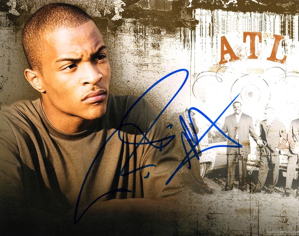 Ti Rapper Signed Rapper TI Signed 8x10 Photo Tip Clifford Harris 3 - Memorabilia For Less