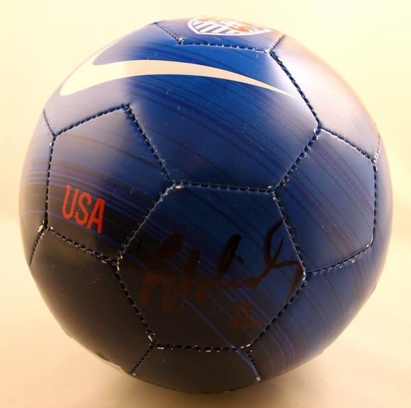Lauren Holiday Signed Mini Soccer Ball Team USA World Cup Champs