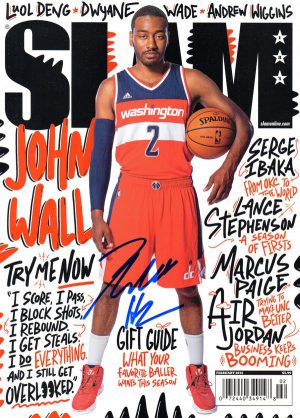 John Wall Signed Magazine Washington Wizards SLAM Magazine