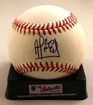 Kansas City Royals Alcides Escobar Signed Authentic MLB Baseball