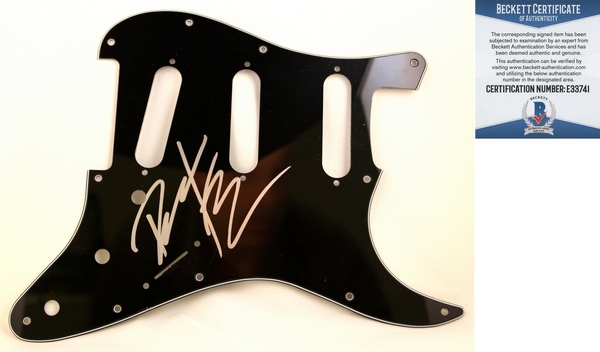 Richie Kotzen Signed Electric PickGuard The Winery Dogs Poison Beckett BAS