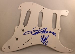 Europe Joey Tempest John Norum Signed Electric Pickguard