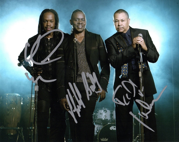Earth Wind & Fire Signed 8x10 Photo Philip Bailey Verdine White Ralph Johnson