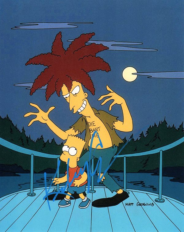 Kelsey Grammer Signed 8x10 Photo Simpsons Sideshow Bob