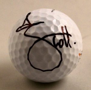 Masters Champion Adam Scott Signed Golf Ball