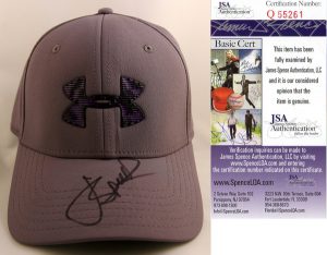 Masters Champion Jordan Spieth Signed Under Armour Hat JSA AUthenticated