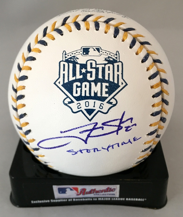 Colorado Rockies Trevor Story Signed 2016 All Star MLB Baseball
