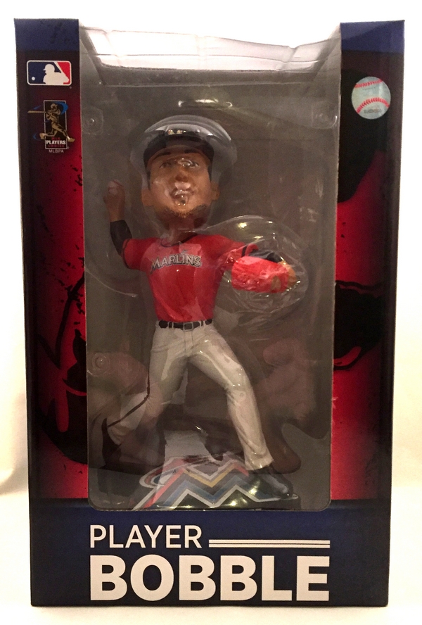 Jose Fernandez Miami Marlins Bobble Head MLB Logo