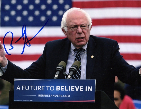 Senator Bernie Sanders Signed 8x10 Photo 2016 Presidential Candidate