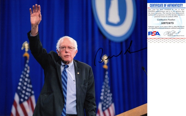 Senator Bernie Sanders Autographed 8x10 Photo 2016 Presidential Candidate PSA/DNA