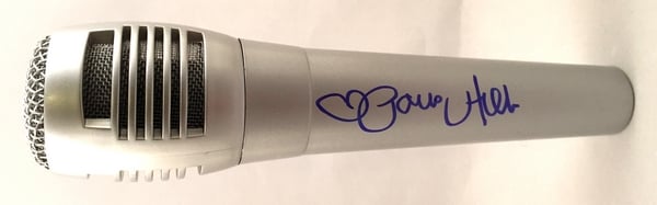 Paris Hilton Signed Microphone