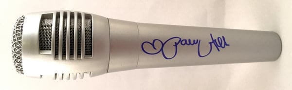 Paris Hilton Autographed Microphone