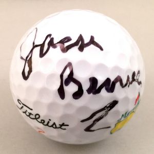 Masters Champion Jack Burke Signed Masters Golf Ball