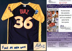 St. Louis Cardinals Aledmys Diaz Signed 2016 All Star Jersey JSA Authenticated
