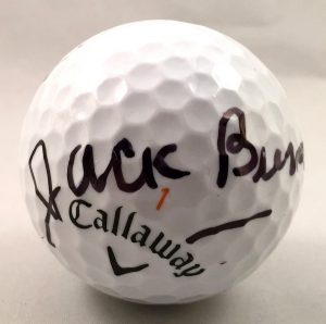 Masters Champion Jack Burke Signed Golf Ball