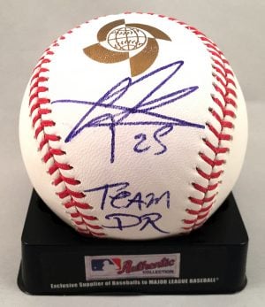 Pittsburgh Pirates Gregory Polanco Signed 2017 WBC Baseball Team DR