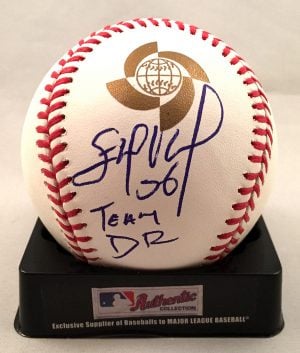 Miami Marlins Edinson Volquez Signed 2017 WBC Baseball Team DR