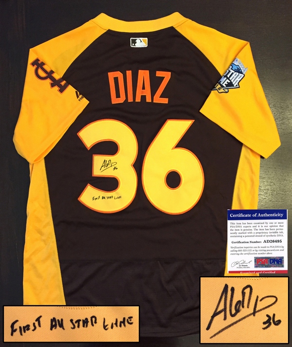 St. Louis Cardinals Aledmys Diaz Signed 2016 All Star Jersey PSA/DNA Authenticated