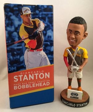 Miami Marlins Giancarlo Stanton Bobble Head Home Run Derby Champion