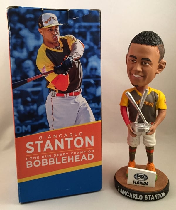 Miami Marlins Giancarlo Stanton Bobble Head Home Run Derby Champion