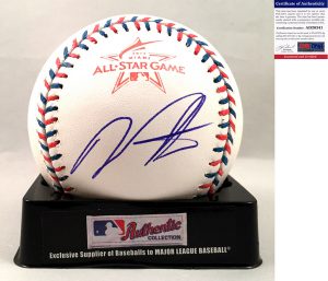New York Yankees Dellin Betances Signed 2017 All Star Baseball PSA/DNA