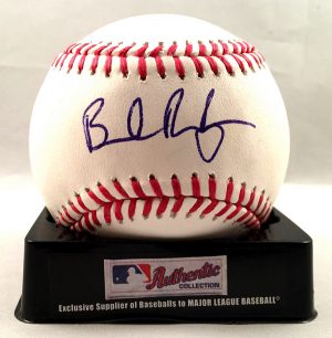 Colorado Rockies Brendan Rodgers Signed Authentic MLB Baseball