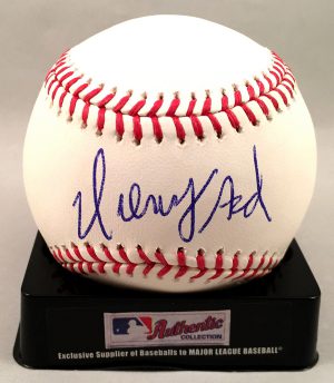 New York Yankees Domingo Acevedo Signed Authentic MLB Baseball