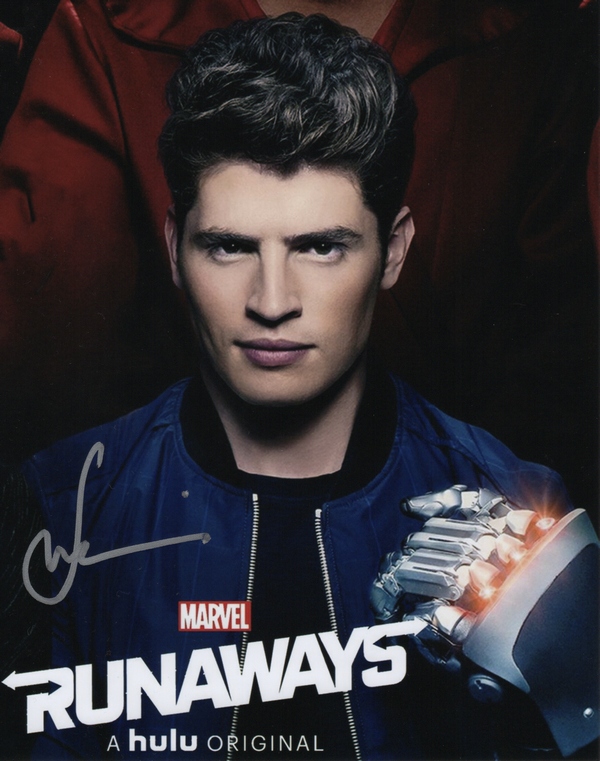 Gregg Sulkin Signed 8x10 Photo Chase Marvels Runaways