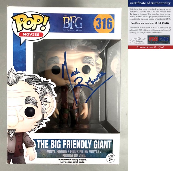 Mark Rylance Signed Funko Pop The BFG PSA/DNA