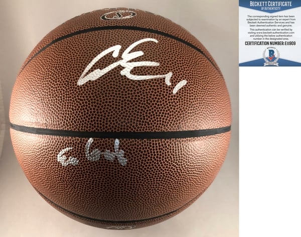 Chicago Bulls Lauri Markkanen Signed Basketball Beckett BAS