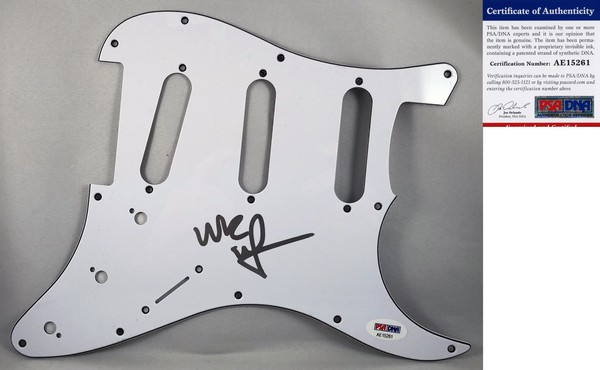 Rapper Wiz Khalifa Signed Electric PickGuard PSA/DNA