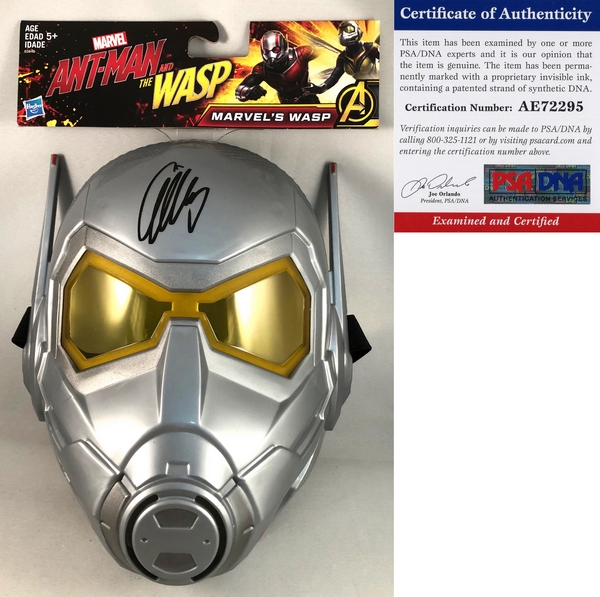 Evangeline Lilly Signed Ant Man & The Wasp Mask PSA/DNA