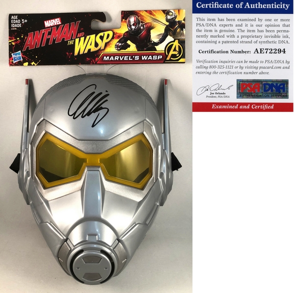 Evangeline Lilly Autographed Ant Man & The Wasp Mask PSA/DNA