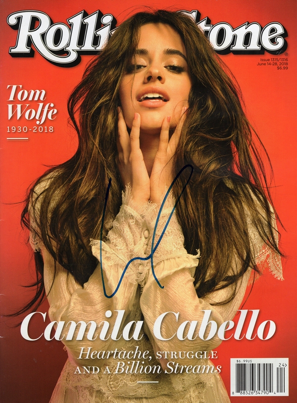 Camila Cabello Signed Rolling Stone Magazine