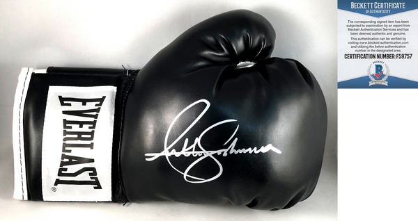 Anthony Joshua Signed Boxing Glove Heavyweight Champ Beckett BAS
