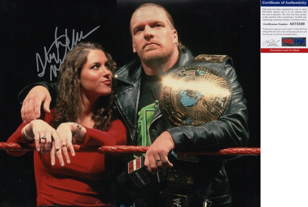 Stephanie McMahon Signed 11x14 Photo WWE PSA/DNA