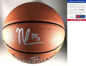 North Carolina Tar Heels Nassir Little Signed Basketball PSA/DNA